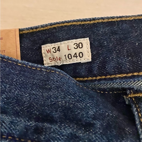 J Crew mens denim. New, never worn size 34”x30” darker indigo color - Picture 3 of 6